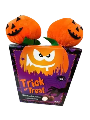 Подарочный набор с обручем в виде тыквы Baron Trick or Treat Halloween 90 г (7467) фото 1