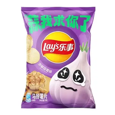 Чіпси Lay's Garlic Potato Chips 70г (8942) фото 1