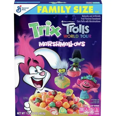 Пластівці Trix Trolls with Marshmallows 452g (0997) фото 1