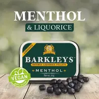 Драже Barkleys Intense Liquorice Pellets Menthol 16г