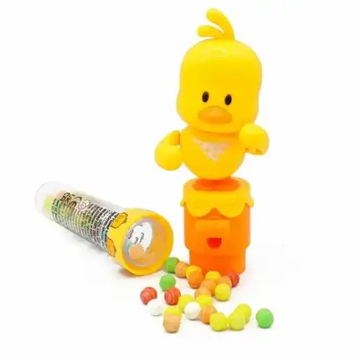 Танцующая утка с конфетами Crazy Candy Factory Dancing Duck 10g (2534) фото 1