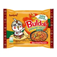 Лапша быстрого приготовления Samyang Curry Buldak Korean Spicy Hot Chicken Stir Fried Ramen Noodles 140 г