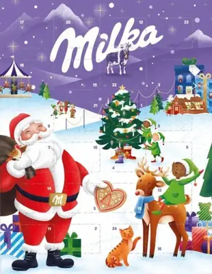 Адвент календарь Milka Advent Calendar 90г (7643) фото 1