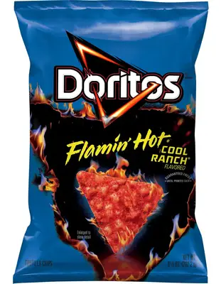 Чипси Doritos Flamin Hot Cool Ranch 262.2g (2785) фото 1