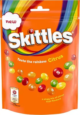 Драже Skittles Citrus Flavour 109г (11457) фото 1