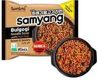 Локшина швидкого приготування Samyang Bulgogi Sweet and delicious bulgogi noodle soup, 140г