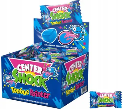 Жувальні гумки Center Shock Pillow Tongue Painter 100шт х 4г (11446) фото 1