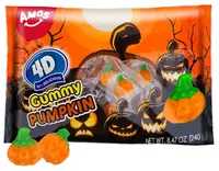 Жувальні цукерки Amos Halloween Gummy Pumpkin 240 г