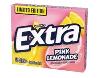 Жевательная резинка Extra Pink Lemonade Sugar Free Chewing Gum 15 стиков