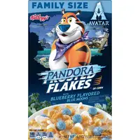 Хлопья Kellogg's Frosted Flakes Original with Blueberry Flavored Blue Moons Cold Breakfast Cereal 462g