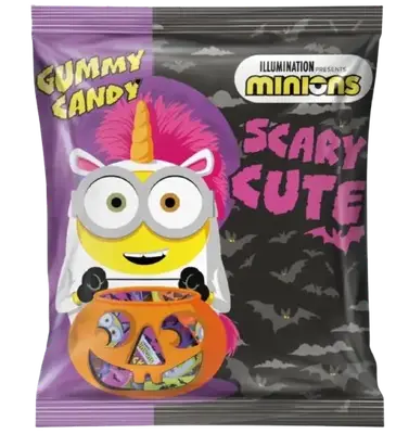 Жевательные конфеты Minions Halloween Gummy Candy Scary Cude 240г (7522) фото 1