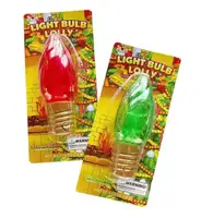 Леденец-лампочка Lighted Christmas Light Bulb Lolli Candy Pops 1шт, 12г