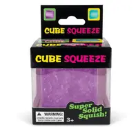 Іграшка-антистрес Сквіш NeeDoh Cube Squeeze Фіолетовий Куб 1шт