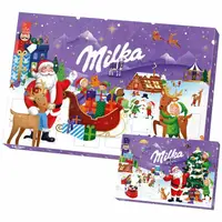 Адвент Календарь Milka Advent Calendar 200g (Санта з санями)