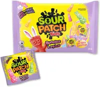 Великодні жувальні цукерки Sour Patch Kids Bunnies Sour Candy 1шт, 12.5г