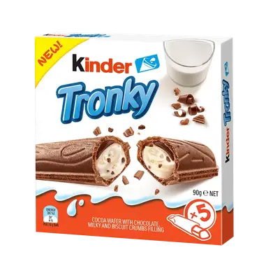 Шоколадный батончик Kinder Tronky 100 g (5688) фото 1