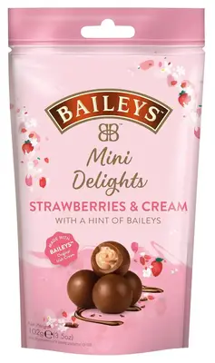 Шоколадні цукерки Baileys Chocolate Mini Delights Strawberries Cream 102г (2727) фото 1