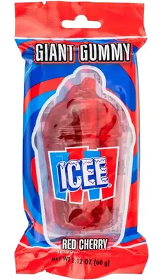 Гігантська желейна цукерка ICEE Giant Gummy Red Cherry 60г (11959) фото 1