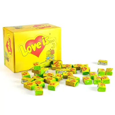 Жуйка Love Is Coconut Pineapple кокос-ананас 20x100 шт. (оптом) (0681) фото 1
