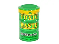 Кислые конфеты Toxic Waste Green Sour Candy 42g