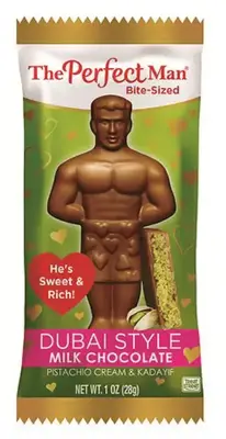 Шоколадна фігурка The Perfect Man Bite-Sized Dubai Style Milk Chocolate 1шт, 28г (10290) фото 1