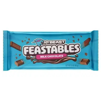 Шоколадный батончик Feastables MrBeast Milk Chocolate, 60г (6585) фото 1