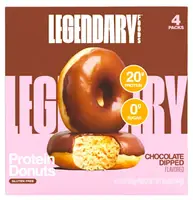 Протеїнові пончики Legendary Foods Protein Donuts Chocolate Dipped 244г