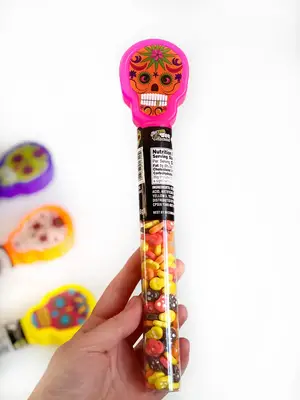 Статуэтка-Череп Halloween Day of the Dead 49g (Розовый) (4039) фото 1