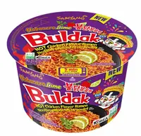 Лапша быстрого приготовления Samyang Buldak Ramen Habanero Lime Bowl 110г