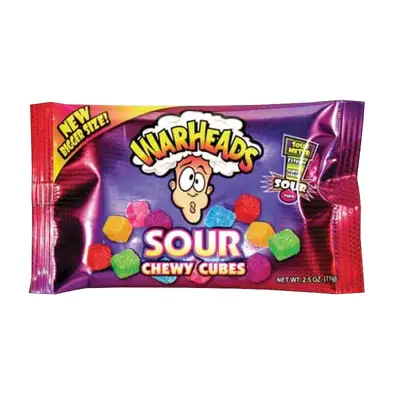 Цукерки Warheads - Sour Chewy Cubes 70g (2154) фото 1