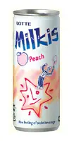 Молочний газований напій Lotte Milkis Peach 250 мл
