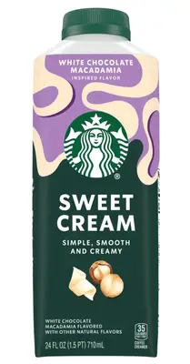 Вершки Starbucks White Chocolate Macadamia Sweet Cream 710 мл (10803) фото 1