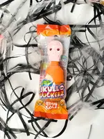 Льодяник з кислою рідиною Halloween Skull Suckers - кола 40g