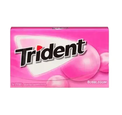 Жвачки Trident Bubble Gum 14 sticks (0621) фото 1