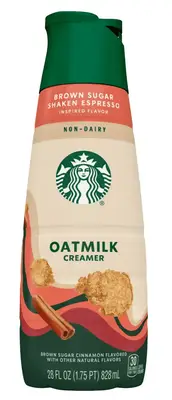 Растительные сливки для кофе Starbucks Non-Dairy Brown Sugar Shaken Espresso Creamer 828 мл (9520) фото 1