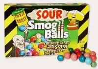 Кислые жвачки Toxic Smog Balls 99g