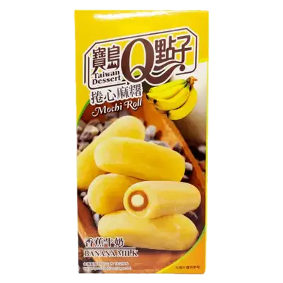 Моти Taiwan Dessert Mochi Roll Banana Milk 150г (11332) фото 1