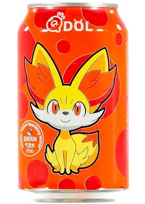 Газований напій Qdol Pokemon Lychee Fennekin 330мл (11883) фото 1