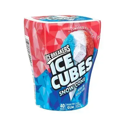 Жвачки Ice Cubes Snow Cone Sugar Free 40st (1931) фото 1