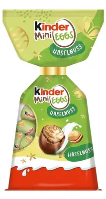 Шоколадні яйця Kinder Mini Eggs Haselnuss Easter 85г (10749) фото 1