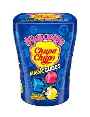 Жувальна гумка з фруктовим смаком Chupa Chups Magic Cubes Gum, 86г (6251) фото 1