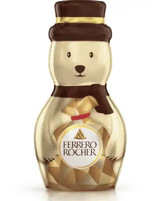 Шоколадна фігурка Ведмідь Ferrero Rocher Holiday Specialties Bear 90г (9837) фото 1