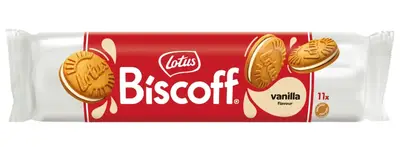 Печенье Lotus Biscoff Vanilla Sandwich Biscuits 110г (4308) фото 1