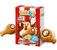 Бельгійський шоколад Tabby Milk Cream Filled Chicken 50г