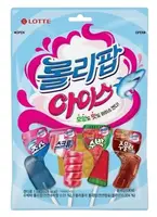Леденцы на палочке Lotte Lollipop Ice Candy Assorted 132г