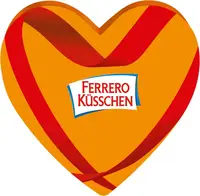 Коробка шоколадных конфет Ferrero Küsschen Herz Little Kisses Pralines Valentine's Special 124г