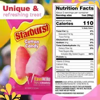 Сладкая вата Starburst Cotton Candy Cherry&Strawberry, 88г