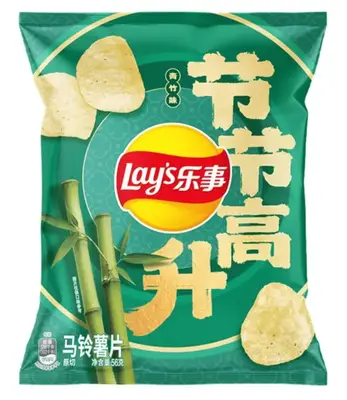 Чипсы Lay's Green Bamboo Flavor Potato Chips 56г (10653) фото 1