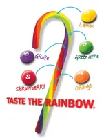 Леденец-трость Skittles Candy Canes 5 вкусов в каждой конфете 28 г