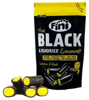 Лакричные конфеты Fini Black Liquorice Gourmet с лимоном 180г
